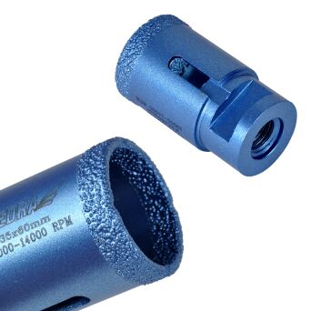 Koronka diamentowa otwornica do betonu vacuum 45mm