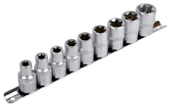 Zestaw nasadek torx 10el 1/2" E10-E24 nasadki