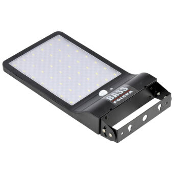 Lampa solarna z diodami led panel halogen latarnia