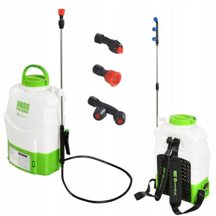 Elektryczny opryskiwacz ogrodowy akumulatorowy 20l 4 dysze firmy BASS POLSKA BP-8620 8620