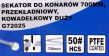 Sekator do konarów przekładniowy 700mm firmy Geko