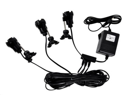 Lampy podwodne do oczka wodnego 20W z kolorowymi nakładkami firmy Steinberg