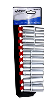 Zestaw nasadek 1/2" nasadki długie 10-24mm