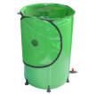 Składany zbiornik na deszczówkę 500L beczka z kranem na wodę z rynny - pojemnik na wodę deszczową firmy BASS POLSKA