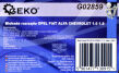 Blokada rozrządu Opel Fiat Alfa Chevrolet 1.6 / 1.8 firmy Geko