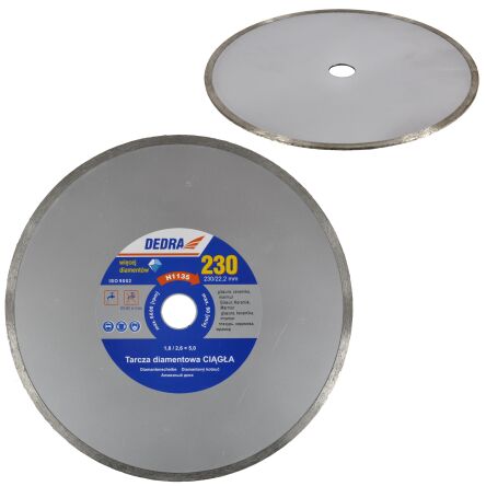 Tarcza diamentowa do glazury klinkieru gresu 125mm 22,2mm firmy Dedra