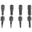 Zestaw kluczy udarowych nasadki hex 8szt h5-h19 firmy GEKO G10525