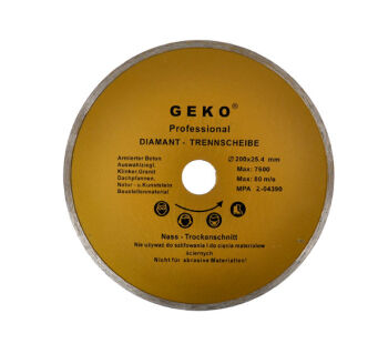 Tarcza diamentowa do gresu betonu 200mm pełna