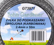 Zbrojona karbowana żyłka do podkaszarki 3mm x 15m firmy John Gardener