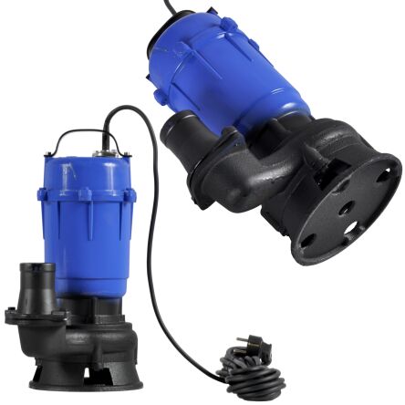 Żeliwna pompa do szamba z rozdrabniaczem 550W 17000l/h pompa do brudnej wody, ścieków, nieczystości rozdrabniacz firmy Geko