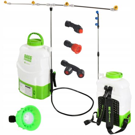 Opryskiwacz akumulatorowy plecakowy 16l 6 dysz rozpylacz elektryczny firmy BASS POLSKA BP-8633 8633