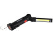 Lampa warsztatowa cob led z odchylaną głowicą latarka led z magnesem w podstawie firmy Bass Polska