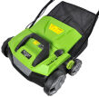 Aerator wertykulator elektryczny z koszem 2300W 2 x bęben 2w1 - aeracja - wertykulacja - zbieranie do kosza - 2 różne wałki firmy JOHN GARDENER