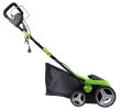 Aerator wertykulator elektryczny z koszem 2300W 2 x bęben 2w1 - aeracja - wertykulacja - zbieranie do kosza - 2 różne wałki firmy JOHN GARDENER