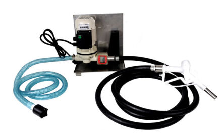 Zestaw do pompowania chemikaliów i adblue z licznikiem lcd 230V 330W 34l/min firmy Bass Polska