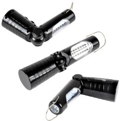 Lampa ledowa warsztatowa 21+5 led latarka Li-Ion