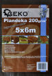Gruba plandeka 3x5m 200g firmy Geko
