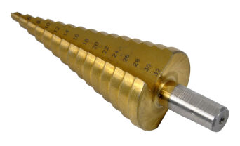 Wiertło stożkowe stopniowe 4-32mm HSS + tytan