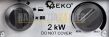 Nagrzewnica elektryczna dmuchawa piecyk grzejnik 2kW firmy Geko