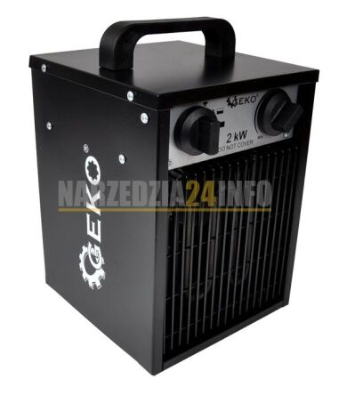 Nagrzewnica elektryczna dmuchawa piecyk grzejnik 2kW firmy Geko