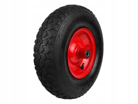 Koło do wózka taczki pompowane 4.00-6 320mm + ośka firmy GEKO G71006