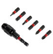 Zestaw bitów końcówek udarowych adapter hex torx 32el komplet bity końcówki udarowe 32szt power hit firmy Geko