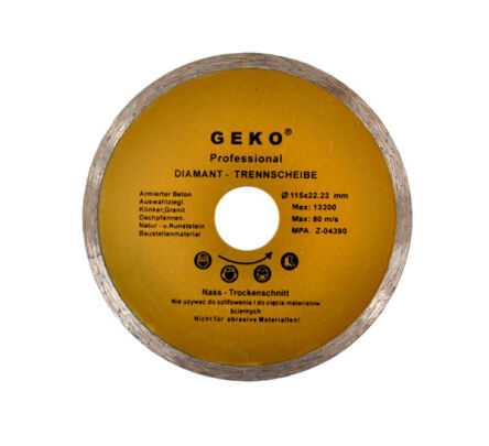 Tarcza diamentowa do gresu betonu 115mm pełna