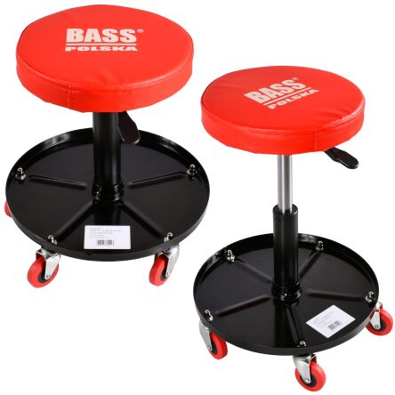 Taboret stołek warsztatowy obrotowy siedzisko firmy BASS POLSKA BP-3086D