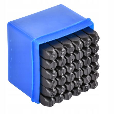 Znaczniki cyfrowe litery cyfry 8mm 36el numeratory firmy GEKO G01817