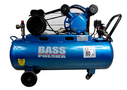 Kompresor olejowy 100l sprężarka 2200W 2 tłoki 8bar firmy Bass Polska