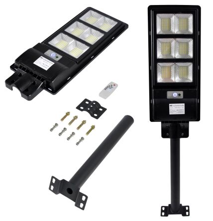 Latarnia lampa solarna led panel halogen pilot firmy Bass Polska BP-5918