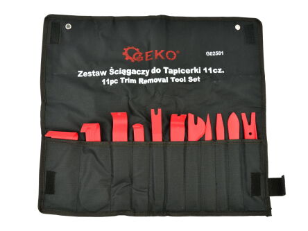 Zestaw ściągaczy do tapicerki ściągacz 11szt łyżki GEKO G02581 