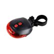 Rowerowa lampa led cree lampka z obrysem laser