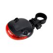 Rowerowa lampa led cree lampka z obrysem laser