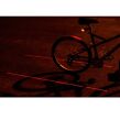 Rowerowa lampa led cree lampka z obrysem laser