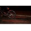 Rowerowa lampa led cree lampka z obrysem laser
