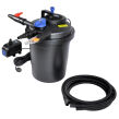 Filtr ciśnieniowy do oczka wodnego stawu pompa 80W lampa uv-c 13W zestaw filtracyjny do oczek wodnych o objętości do 15000l firmy T.I.P.