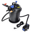 Filtr ciśnieniowy do oczka wodnego stawu pompa 80W lampa uv-c 13W zestaw filtracyjny do oczek wodnych o objętości do 15000l firmy T.I.P.