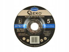 Tarcza 125mm x 6mm x 22,2mm do metalu stali 10szt