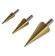 Wiertła stożkowe stopniowe do metalu 4-32mm 3szt firmy BASS POLSKA BP-1643