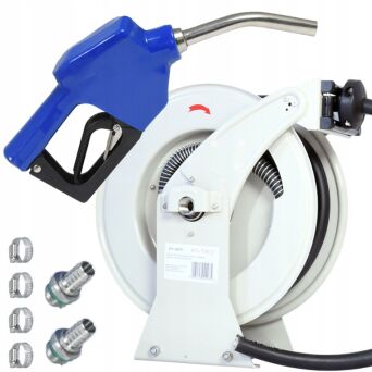 Zwijadło automatyczne do adblue 3/4" z wężem 8mb oraz pistoletem zwijak