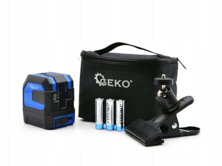 Poziomica laserowa laser krzyżowy samopoziomujący firmy GEKO G03302