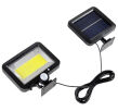 Halogen lampa led solarna panel z czujnikiem ruchu firmy Bass Polska BP-5909
