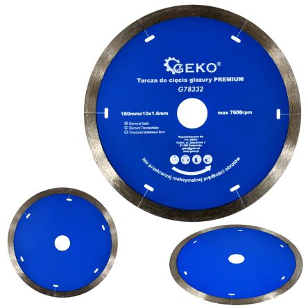 Tarcza diamentowa do glazury terakoty gresu 180mm firmy Geko