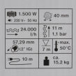 Pompa do wody brudnej pływakowa 24000l/h extrema