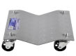 Rolki transportowe 680kg stalowe 2szt mobilny podnośnik wózek do kół 1500lbs firmy Geko