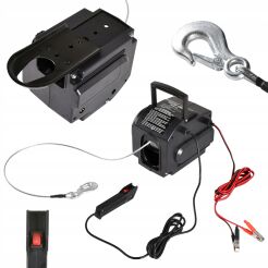 Wyciągarka elektryczna 12v 2000lbs uchwyt na hak