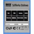 Szlifierka stołowa dwukamieniowa 200mm 700W Bass
