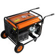 Generator prądu 7200W 7,2kW / 400V agregat prądotwórczy 4,5kW 4500W / 230V 4-suw generator prądu z wbudowanym modułem prostownikowym 12V wyposażony w stabilizator napięcia AVR i miedziane uzwojenie prądnicy firmy Cross Tools