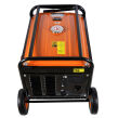 Generator prądu 7200W 7,2kW / 400V agregat prądotwórczy 4,5kW 4500W / 230V 4-suw generator prądu z wbudowanym modułem prostownikowym 12V wyposażony w stabilizator napięcia AVR i miedziane uzwojenie prądnicy firmy Cross Tools